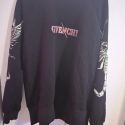 Large Black Givenchy Sweatshirt With Scorpion Design On Arms