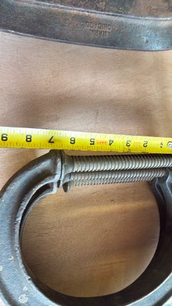 Three sea clamps