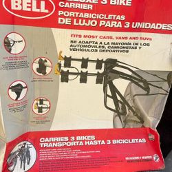 Deluxe three bike carrier