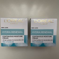L’Oréal hydra renewal moisturizing facial cream