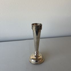 Candle Or Flower Holder With Weighted Vase