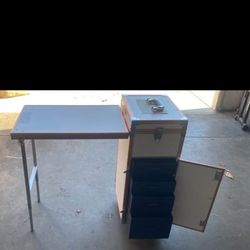 Byootique Makeup Artist Hairstylist Nail Table Workstation