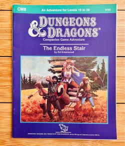 TSR DUNGEONS & DRAGONS — “The Endless Stair” Game Adventure