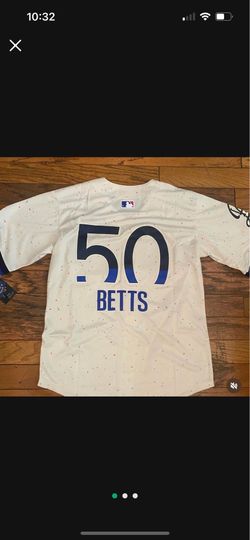 Cream Los Angeles dodgers mookie Betts city connect jersey