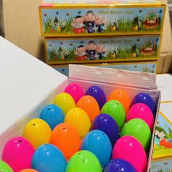 12 Packs Prefilled Easter Eggs with Car Trucks Toys for Kids Classroom Exchange Gift Easter Party Favors 1 Box        $13 2 Boxes   $25 3 Boxes    $40
