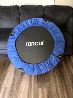 The 40-inch frame creates a comfortable 28-inch diameter jumping surface.