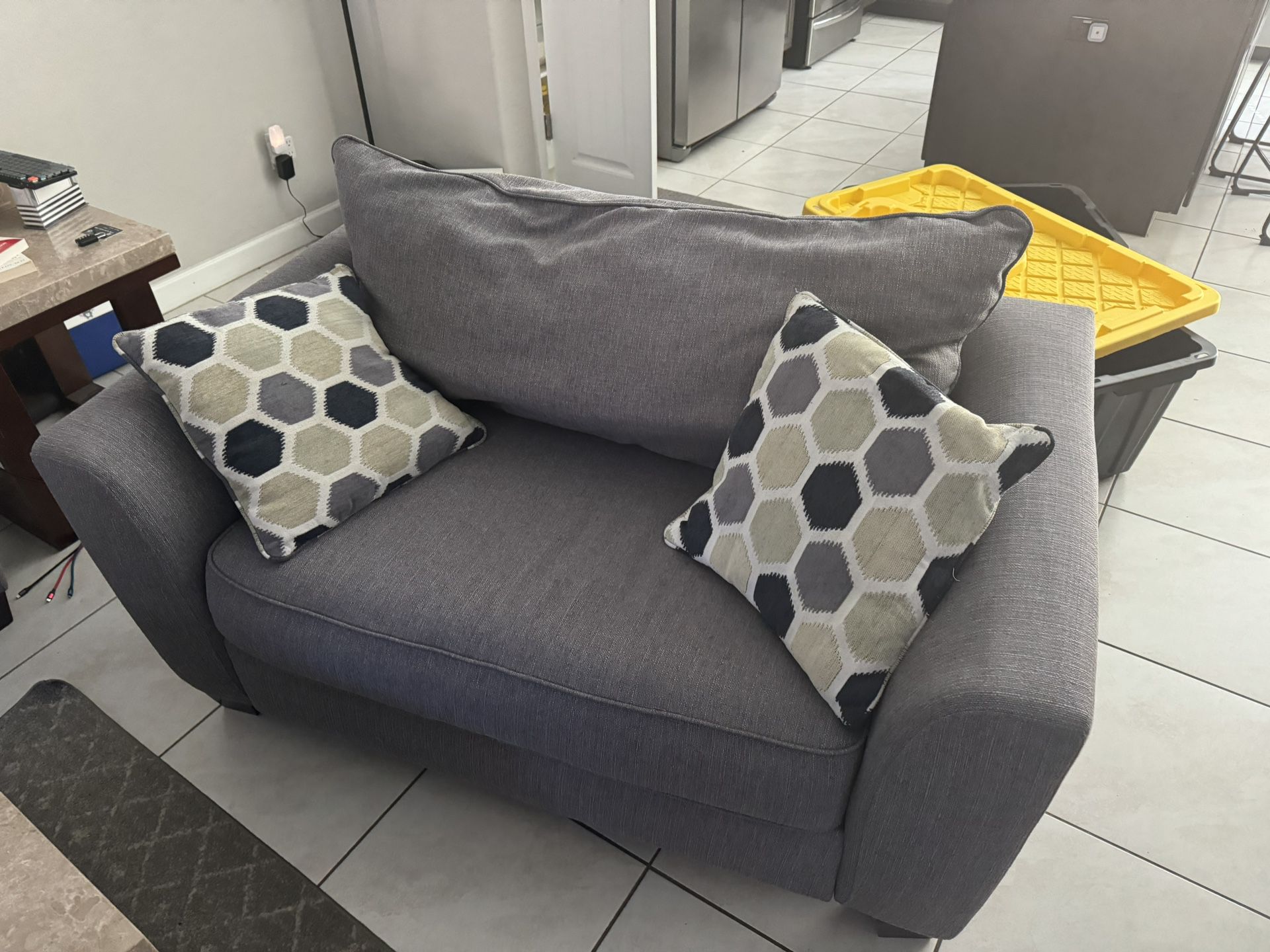 Grey Couch / Loveseat 