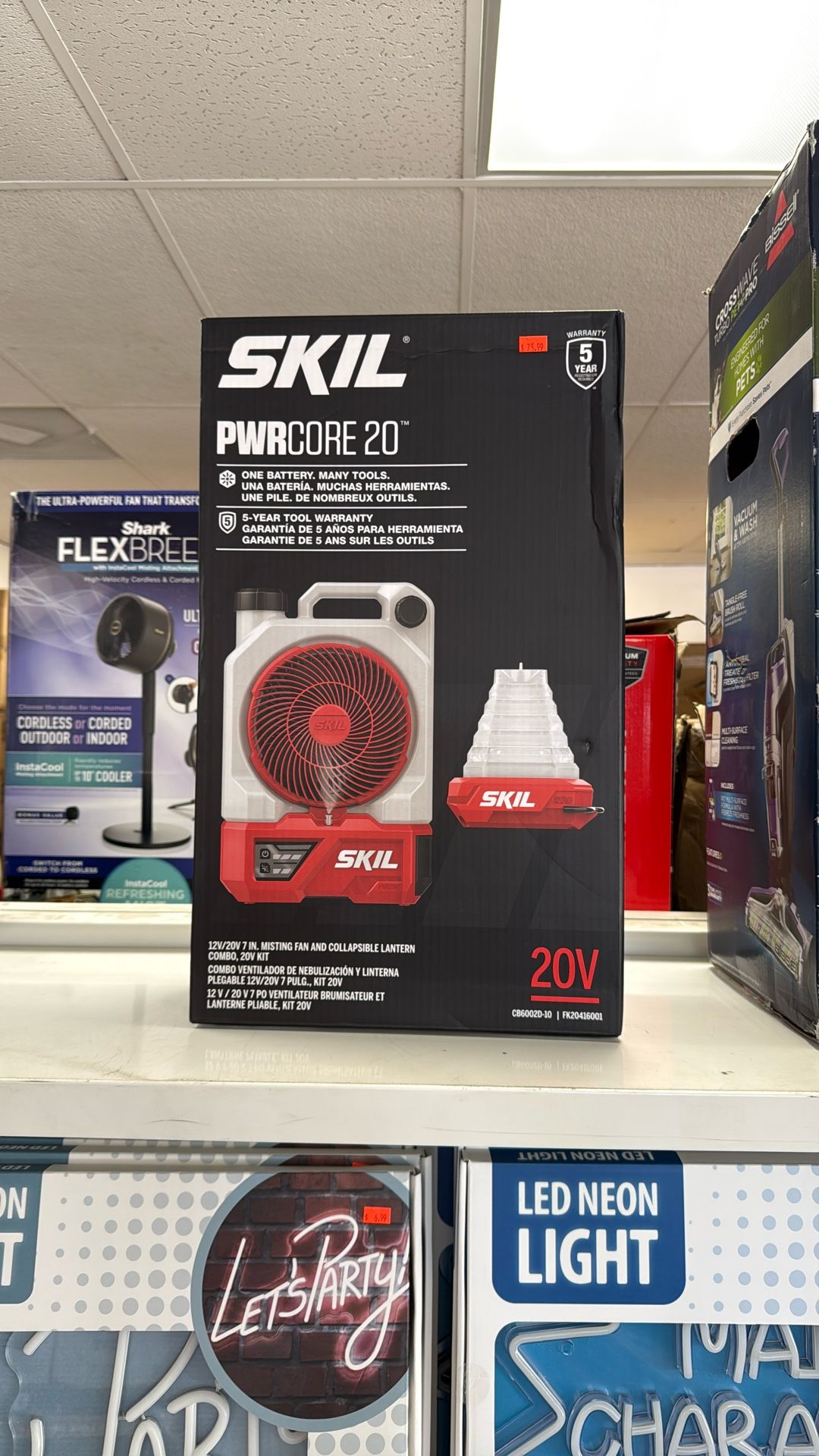 Skil Pwrcore Fan And Misting Fan With Lantern
