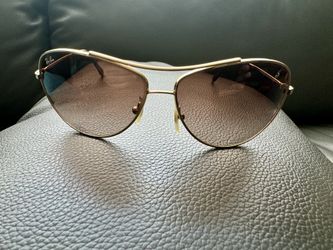 Genuine Ray Ban 3293 Aviator Gold Brown