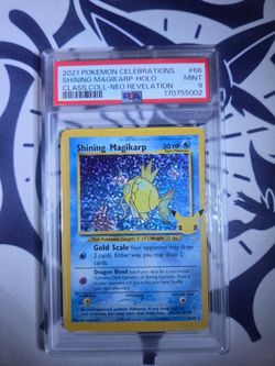 PSA 9 Shining Magikarp Holo Pokemon Card 66/64