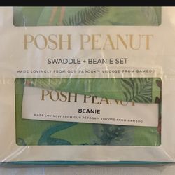 Brand New Posh Peanut Swaddle And Beanie and Baby Deedee Sleep Nest 