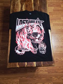 Lost Hills Men's Black Graphic Tee