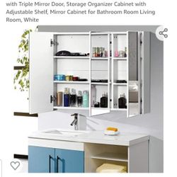 Mirror cabinet(little Damage On Corner)(check The Last Picture)