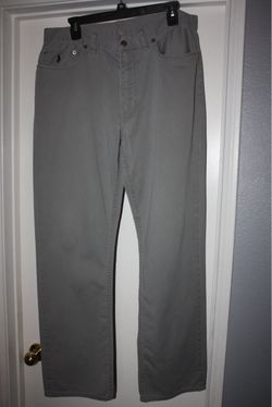 Ralph Lauren cotton pants 36x32 (actual 35.5x32.25) gray