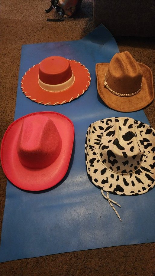 Party City For Cowgirls Or Cowboy Hats One Size Fit All $8 Each Or Best Offer