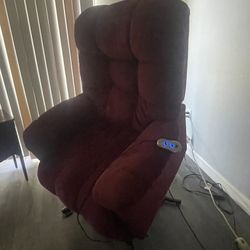 Electric Lift Chair - Red