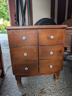 Old vintage chest or nightstand or ?