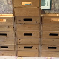 Wood Boxes Storage Bins Boxes Ten Handmade 
