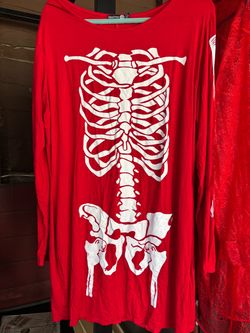 Adult Skeleton Plus Size Dress