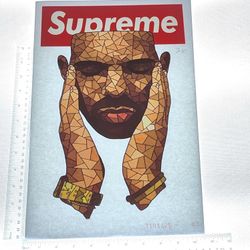 Iron On Heat Transfer  Good For T-shirts Sweaters Jackets T Shirt Design Size Is About 14x10 Supreme  #210