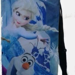 Disney Frozen Elsa, Olaf & Anna Pillowcase Bag