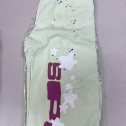 Sp5der Mint Green Joggers Sweatpants Size L