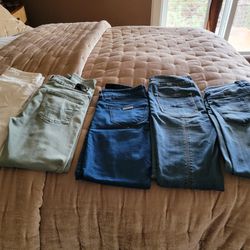 Decluttering My Closet. Skinny Jeans By Calvin Klin And American Eagle At $5 Each