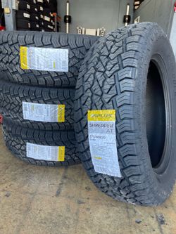 275/60/20 As plus all terrain  4 new tires installed ✅ instaladas 👌🔥