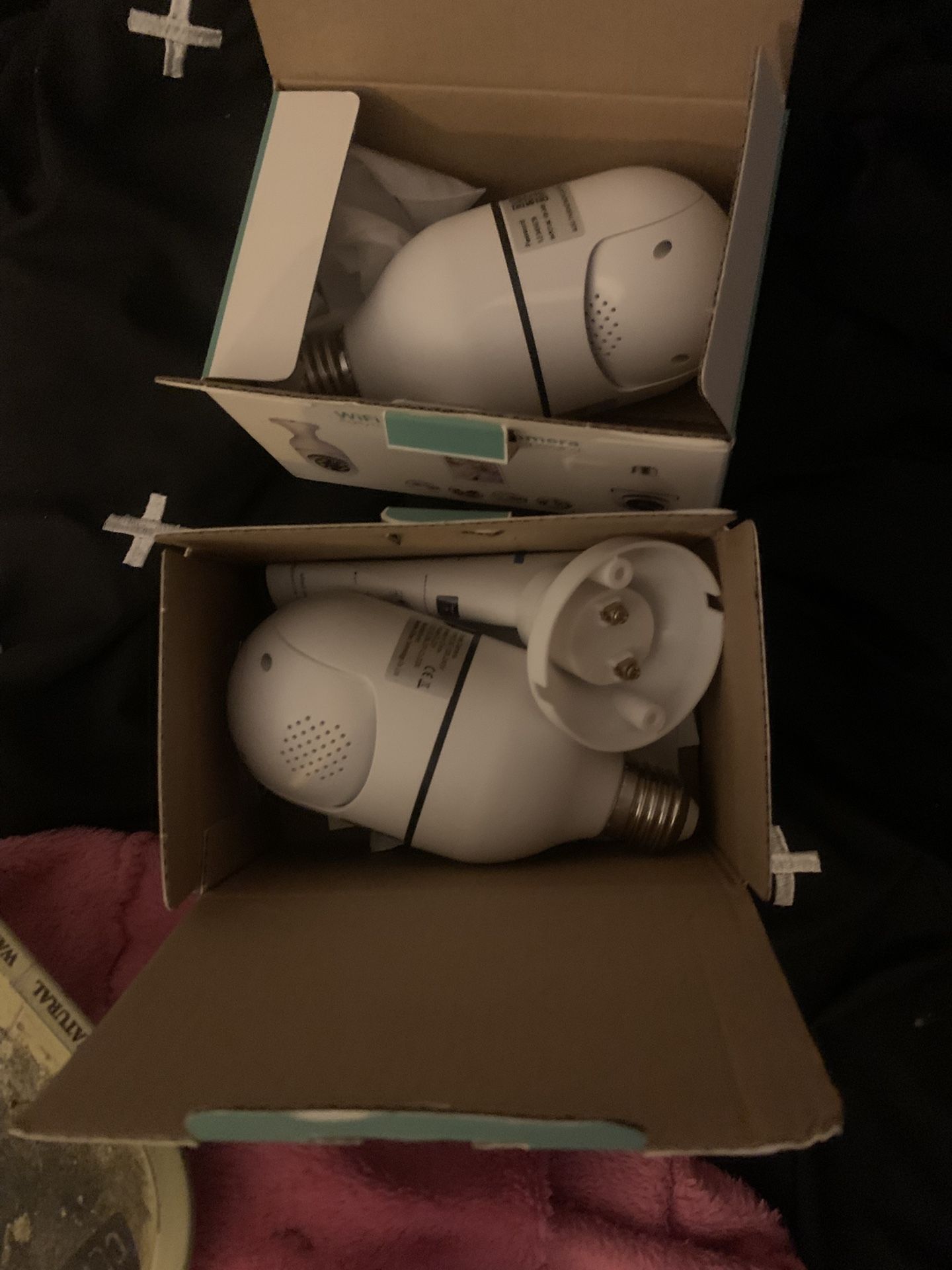 Two Wi Fi Camera Security Camera Screw In