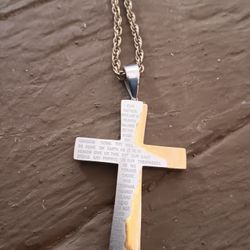 Stainless N Gold Plated Charm