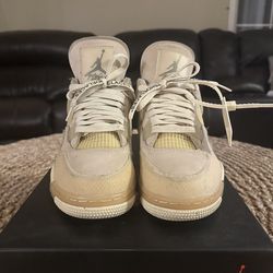 Off-White x Wmns Air Jordan 4 Retro SP ‘Sail’