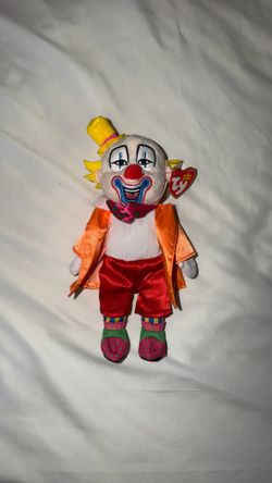 Ty Beanie Baby - Little Cliff (Rare Circus Vargas Clown Plush)