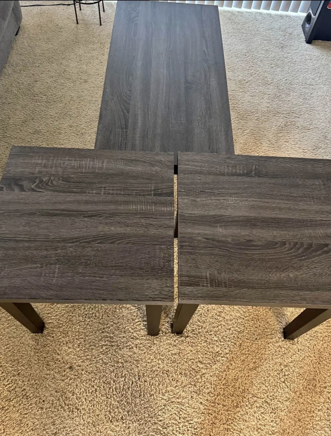 Coffee Table And 2end Tables