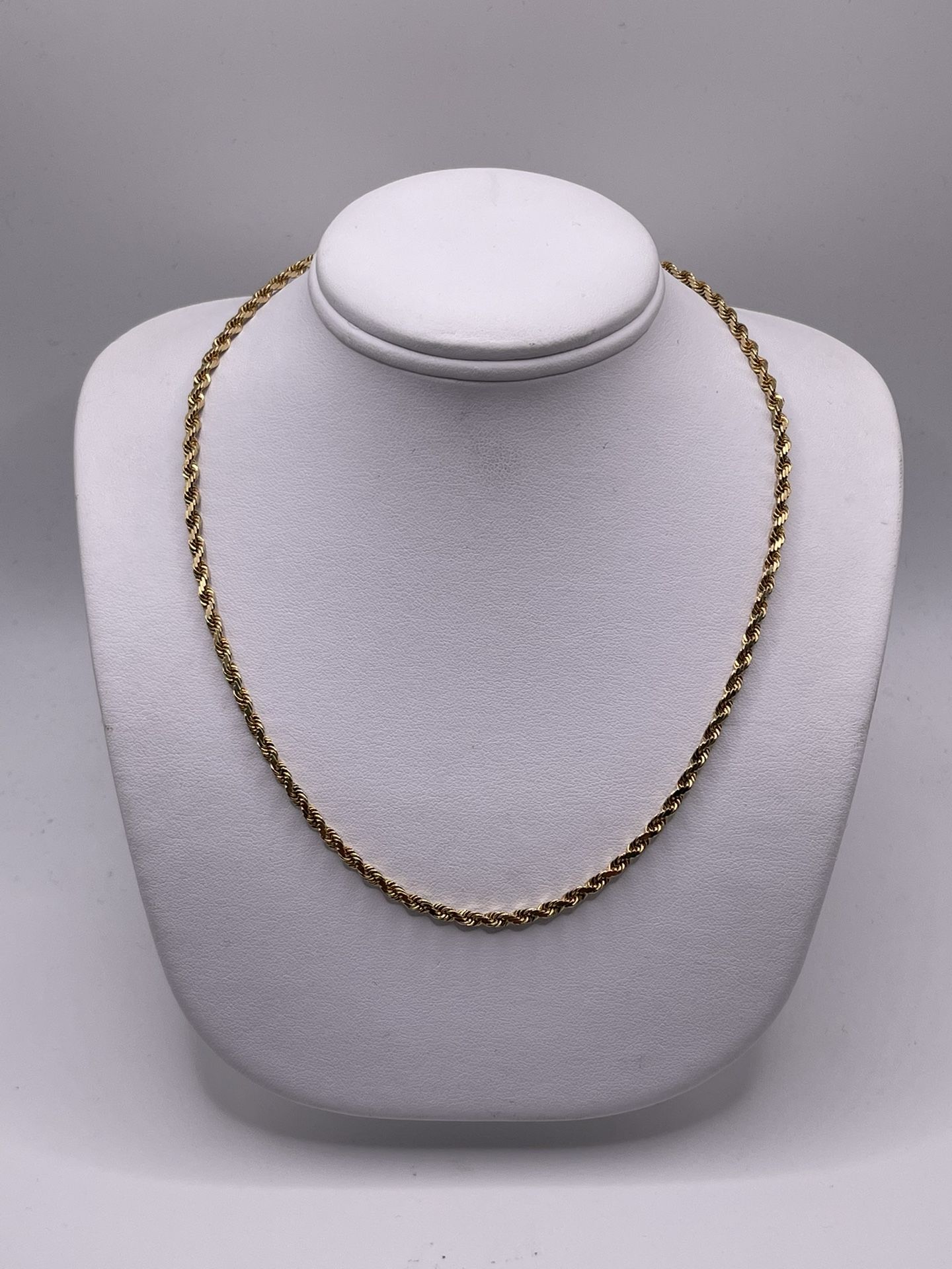 14kt Yellow Gold Rope Chain