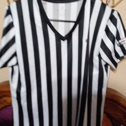 Foot Locker Ref Jersey Size L Black/White$8.00