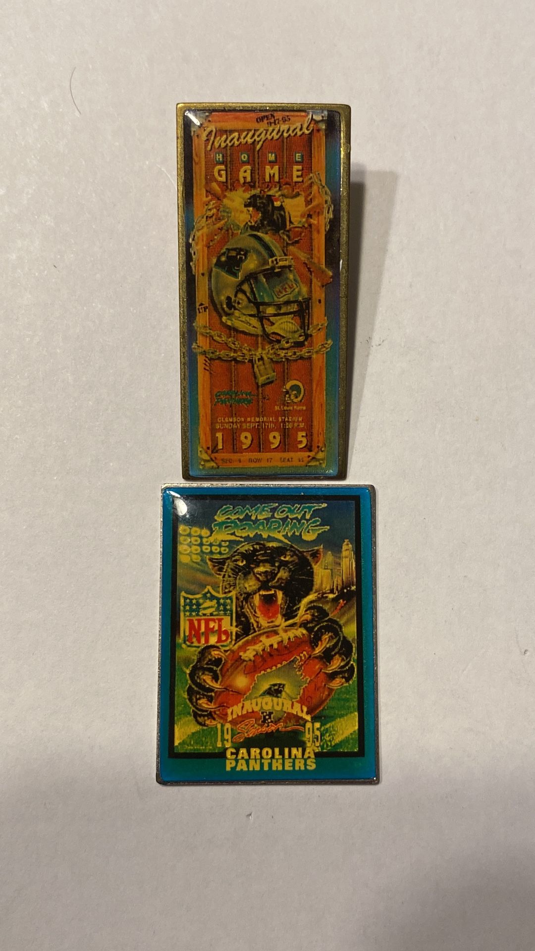 VTE.CAROLINA PANTHERS 1995 HOME GAME 