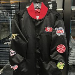 Mitchell & Ness San Francisco 49ers Bomber Jacket 
