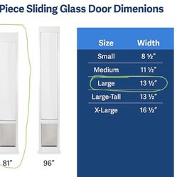 PetSafe Glass Door - Outdoor