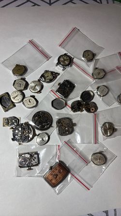Vintage men & women’s Watch Movements.23 pcs
