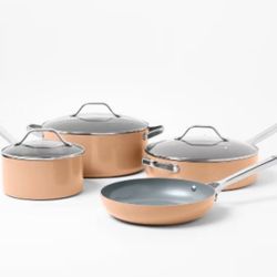 figmint ceramic coated fry pan set 7pc