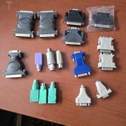 Lot Of 16 Computer Adapters Untested Sold As Is