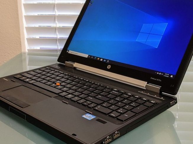 HP 15.5" EliteBook 8570w Intel i7-3740QM 700GB 14GB Ram Windows 10 Pro Laptop Home Office Notebook PC
