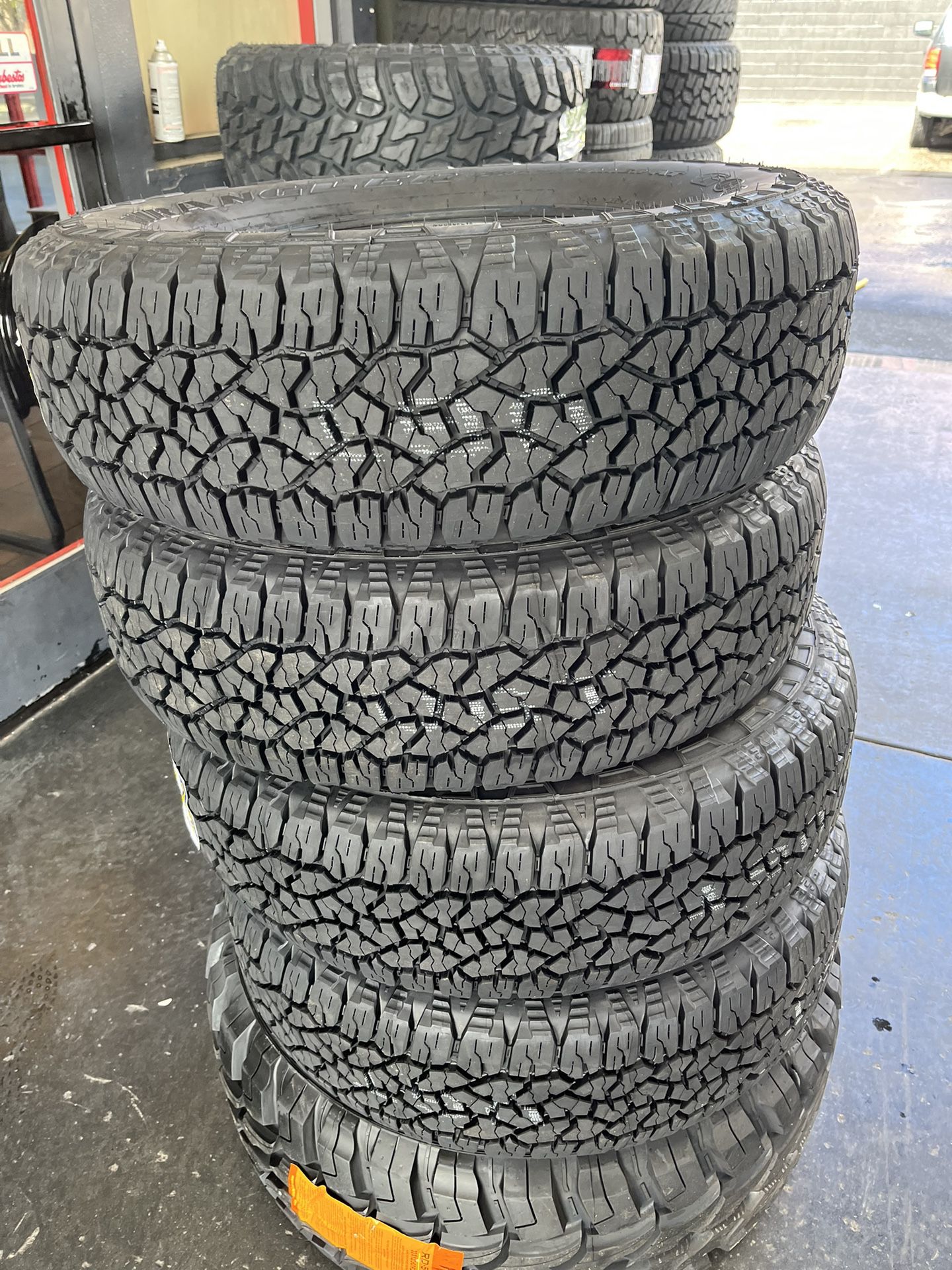 235/75R15 SET OF 4 GOODYEAR ALL TERRAIN TIRES ON SALE 