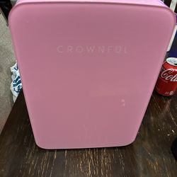 Pink Mini Fridge 