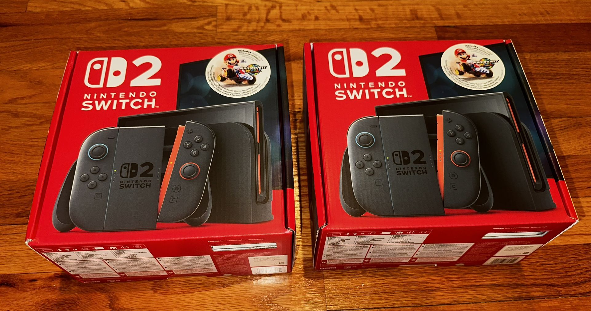 NINTENDO SWITCH 2 MARIO KART WORLD BUNDLE, 256GB & 512GB MEMORY CARD - BRAND NEW SEALED!
