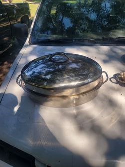 Stainless steel baking pan