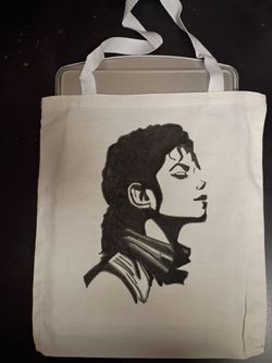 Micheal Jackson tote bag