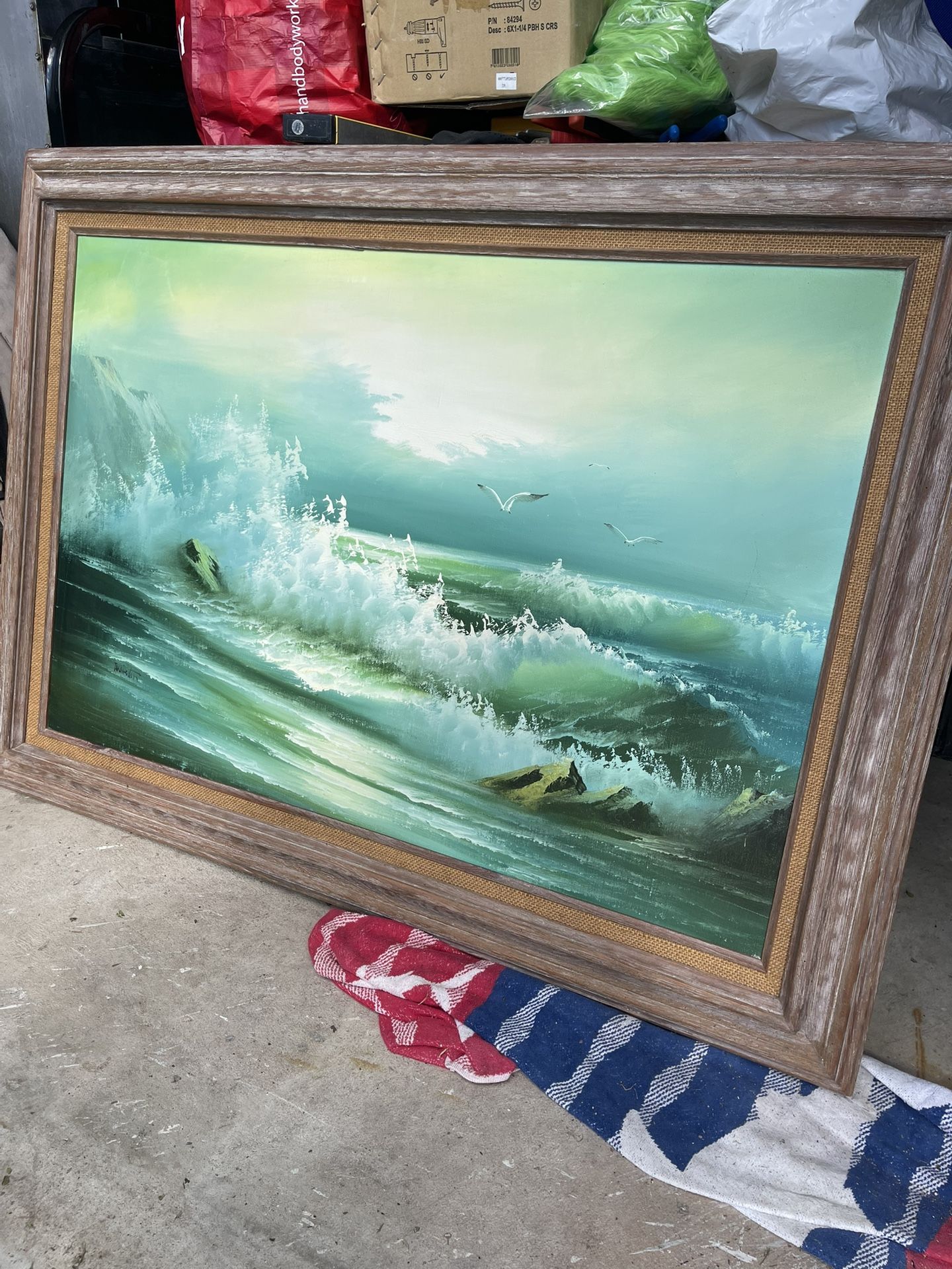 Beach Ocean Painting Picture