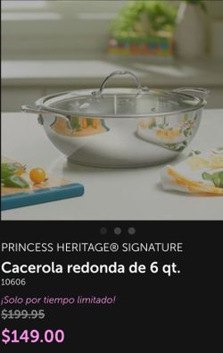 Cacerola de 6Qt. Clásica signature. Princess House. 🌻$145🌻