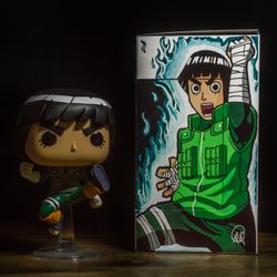 Rock Lee Funko Pop #739 Naruto Figure Custom Exclusive 